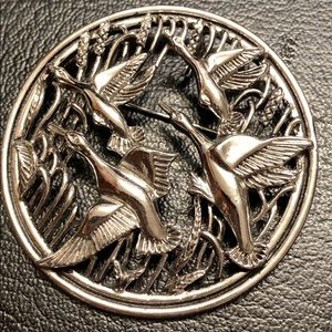 Bird Silver Brooche